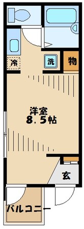 アコルデサンセイ宿河原の物件間取画像